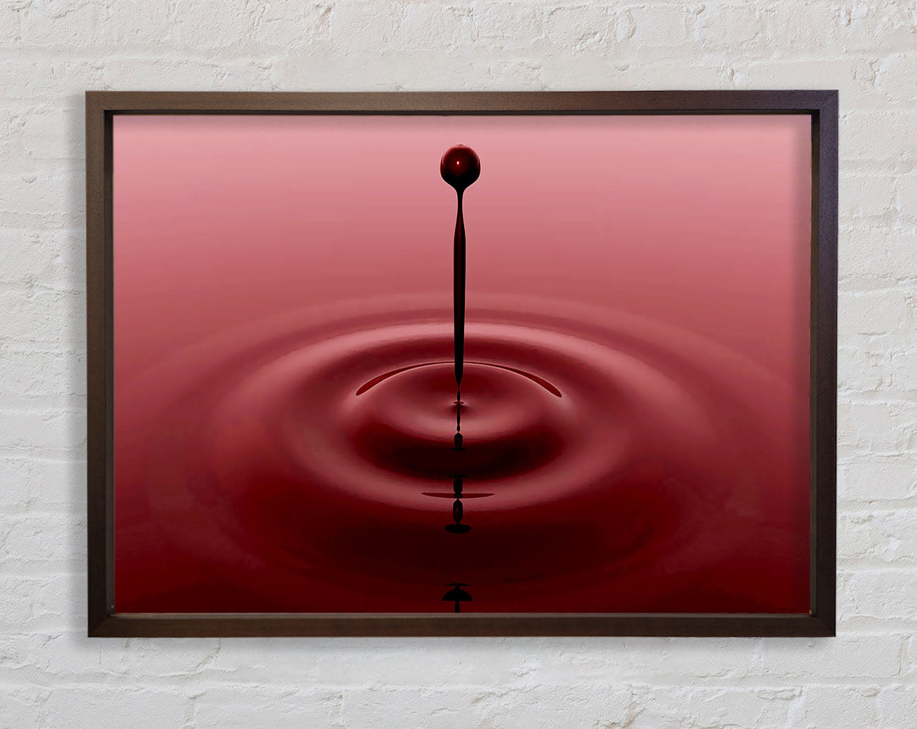 Attention Droplet Framed Wall Art