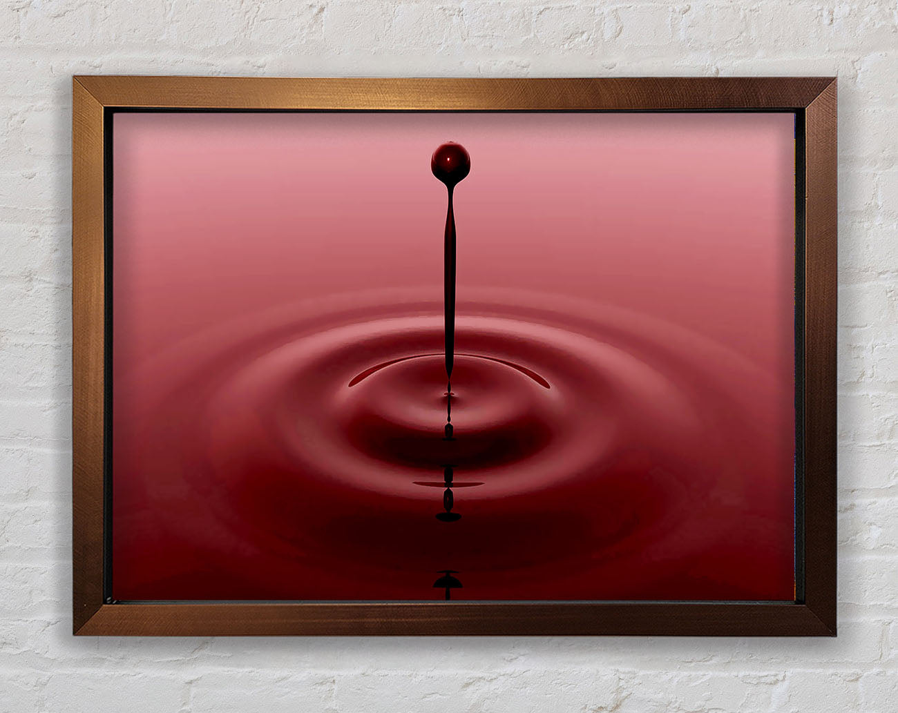 Attention Droplet Framed Wall Art