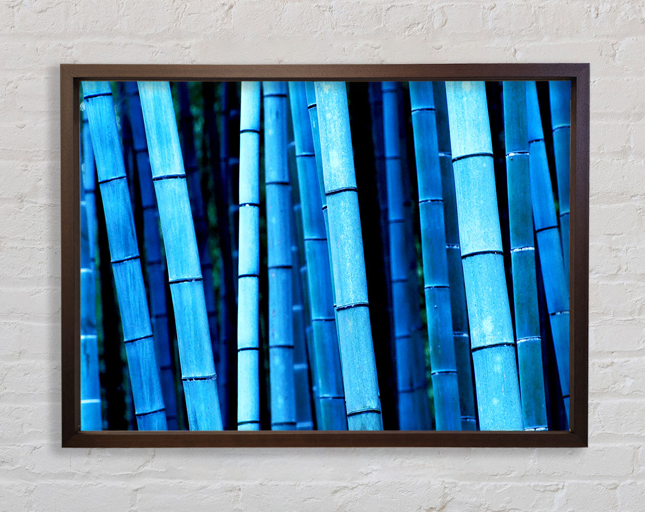 Bamboo Blues Framed Wall Art
