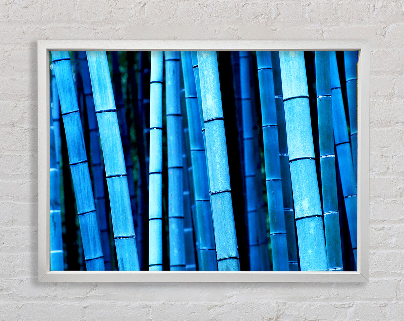 Bamboo Blues Framed Wall Art