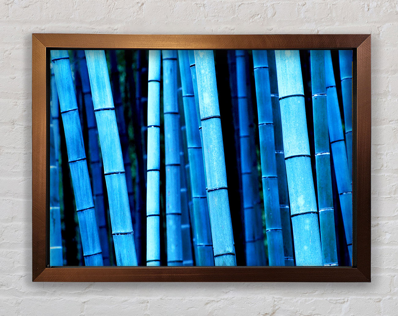 Bamboo Blues Framed Wall Art