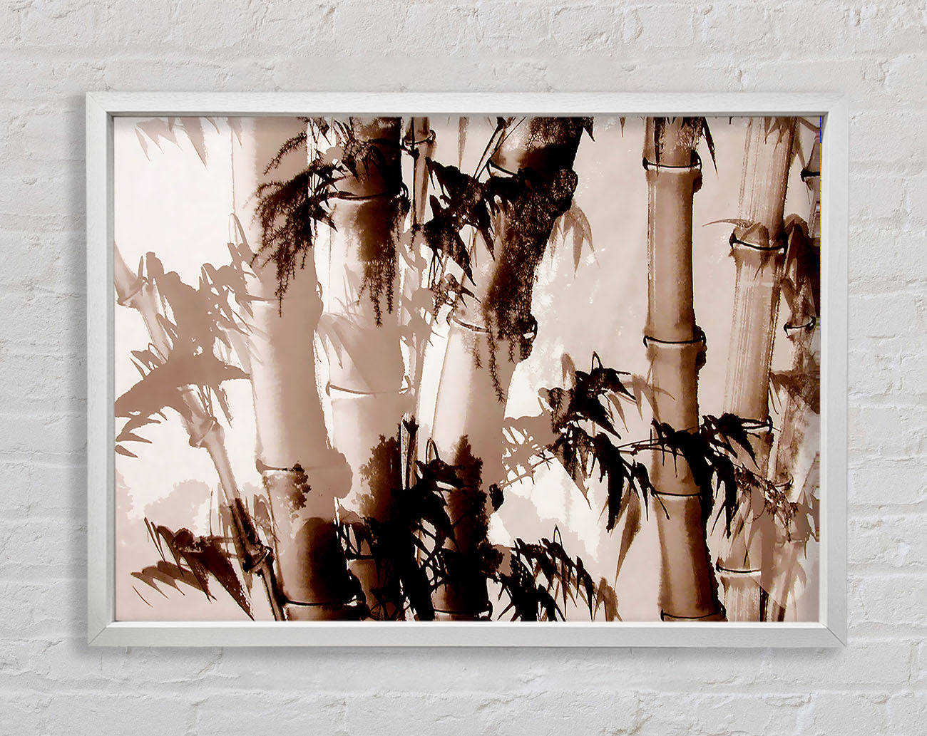 Bamboo Caines Framed Wall Art