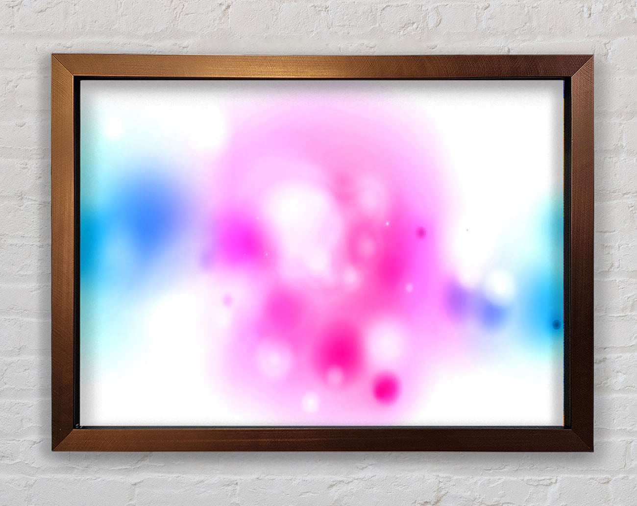 Blurred Colours Framed Wall Art