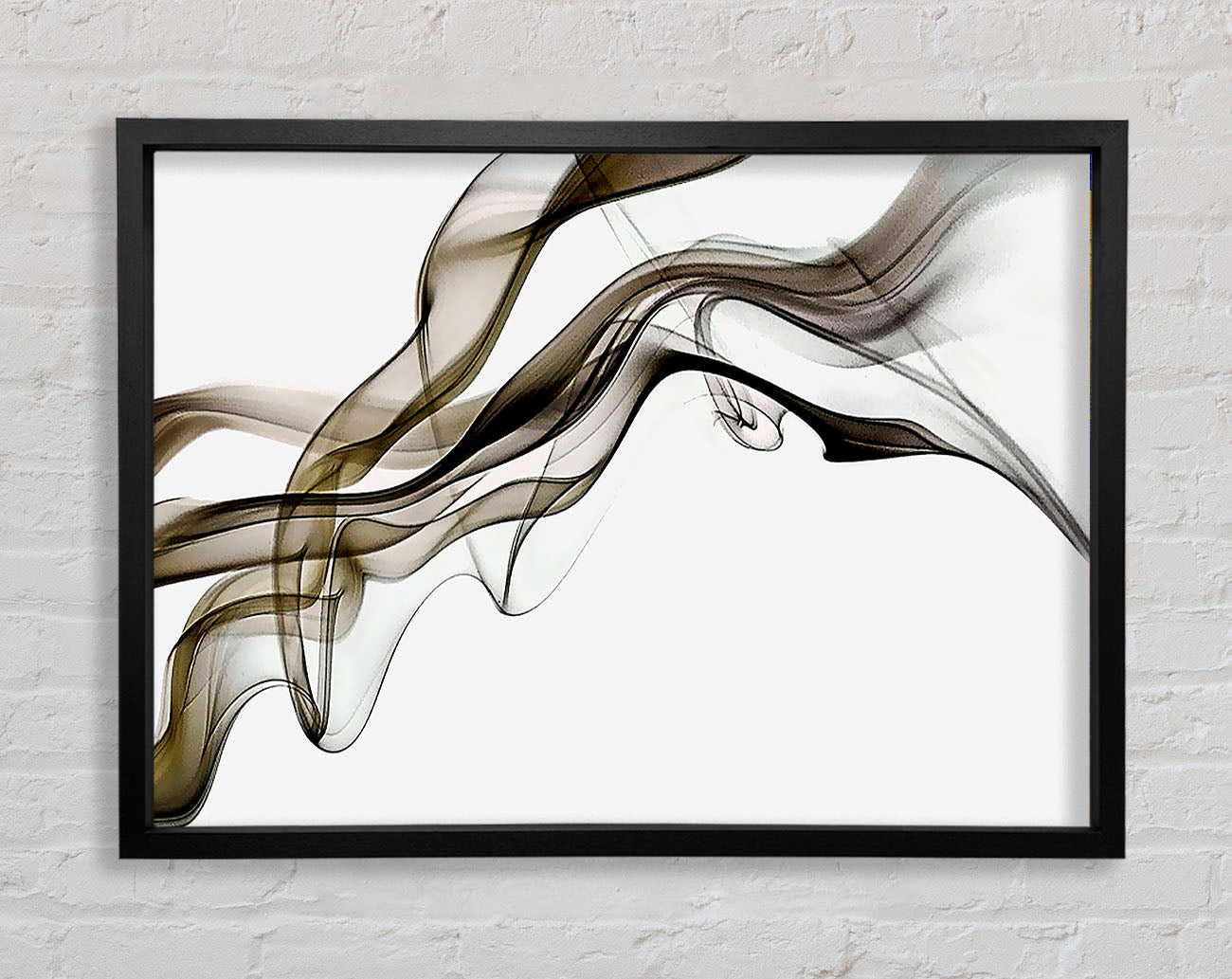 Brown Smoked Trail Framed Wall Art