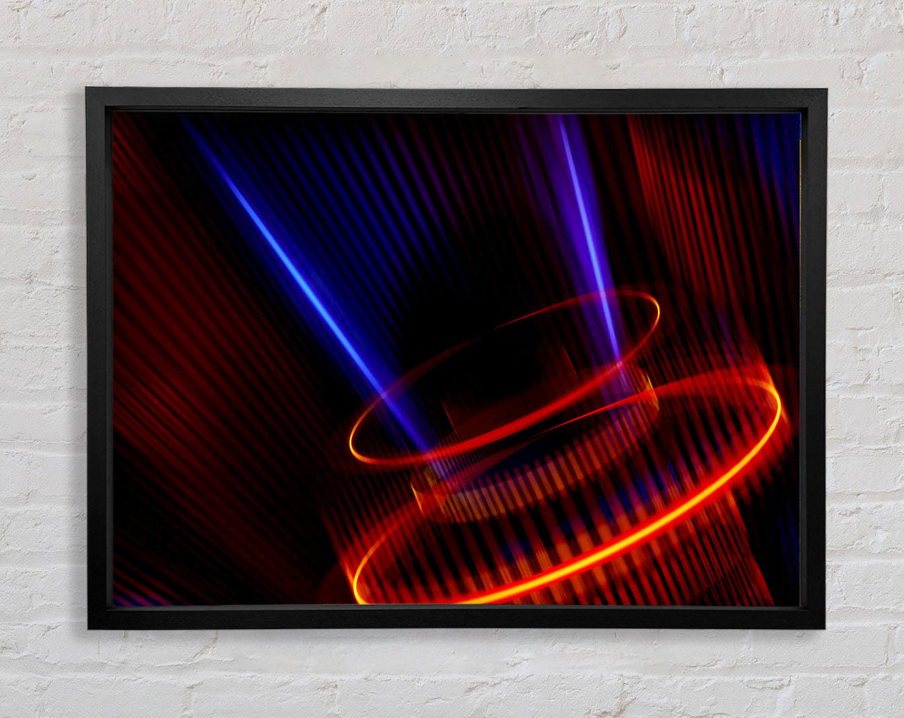 Cogs Of Light Framed Wall Art