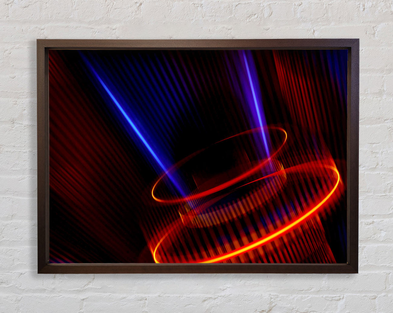 Cogs Of Light Framed Wall Art