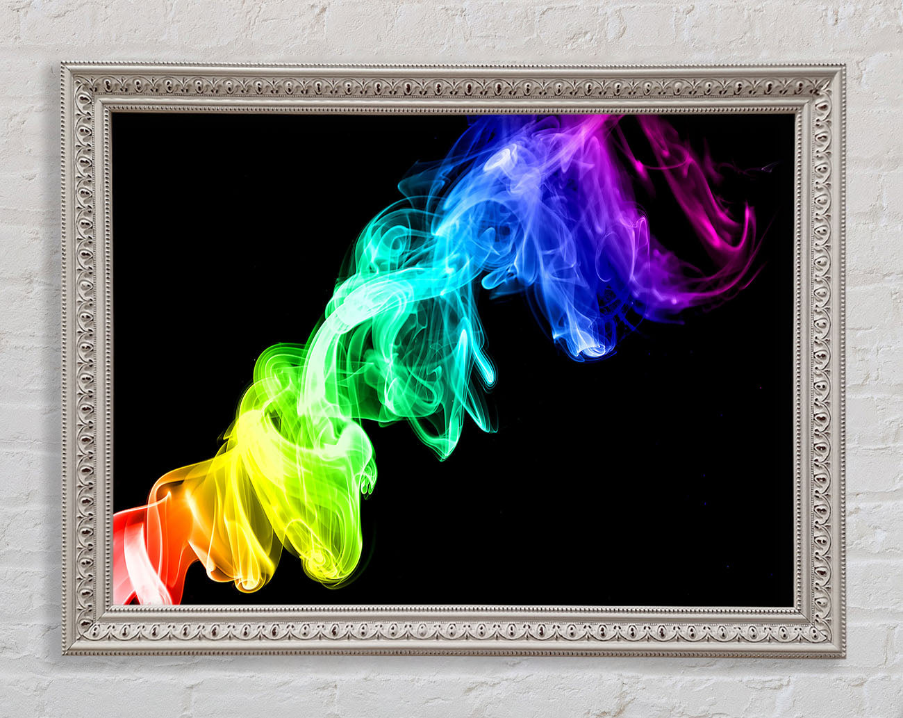 Colorful Smoke 2 Framed Wall Art