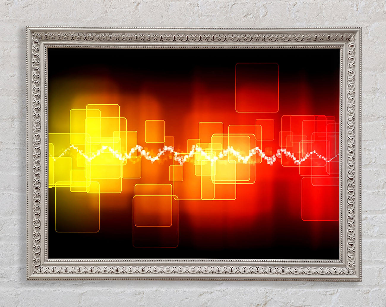Colorful Squares 4 Framed Wall Art