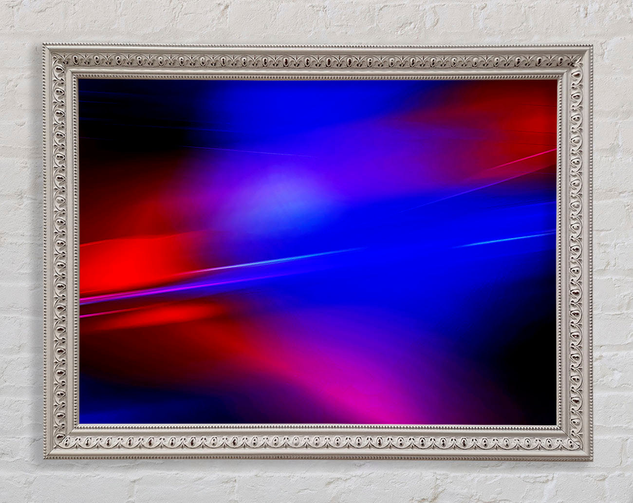 Crossing The Line Framed Wall Art