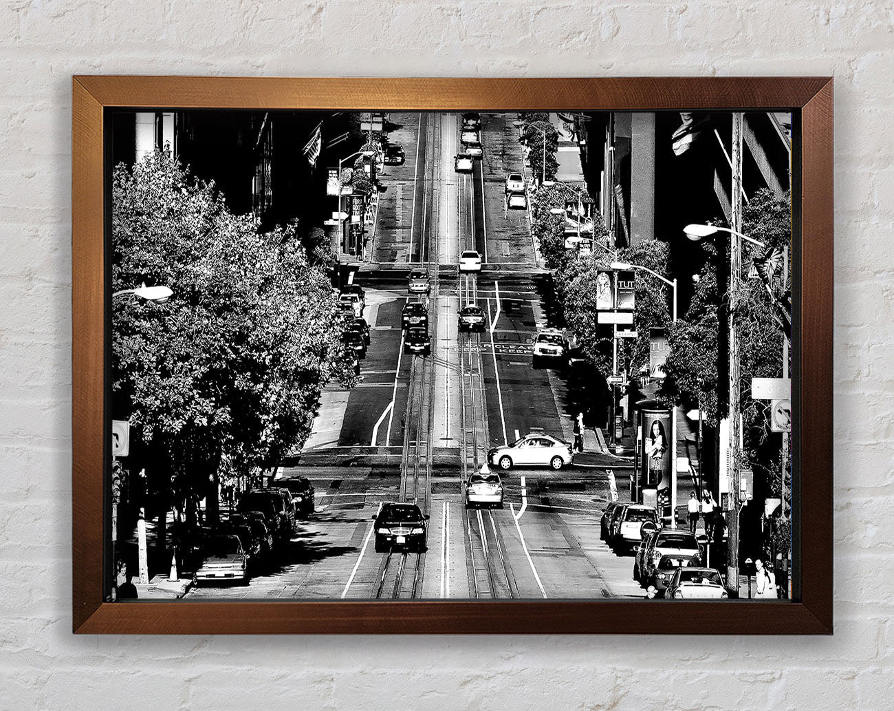 California Streets Framed Wall Art
