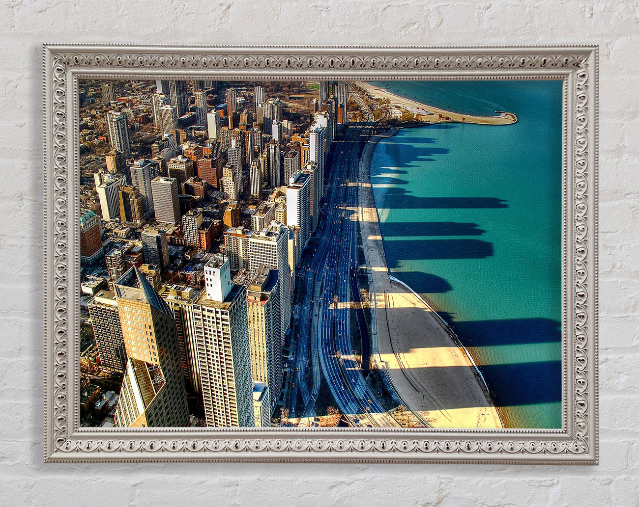 Chicago Beach Framed Wall Art