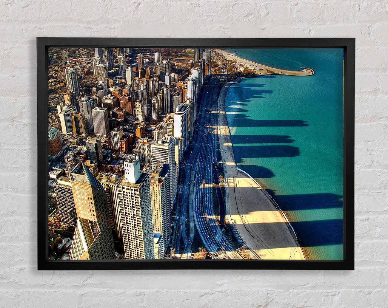 Chicago Beach Framed Wall Art