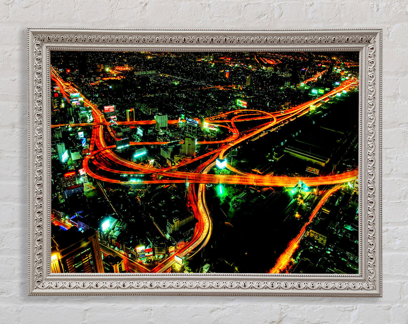 City Nightways Framed Wall Art