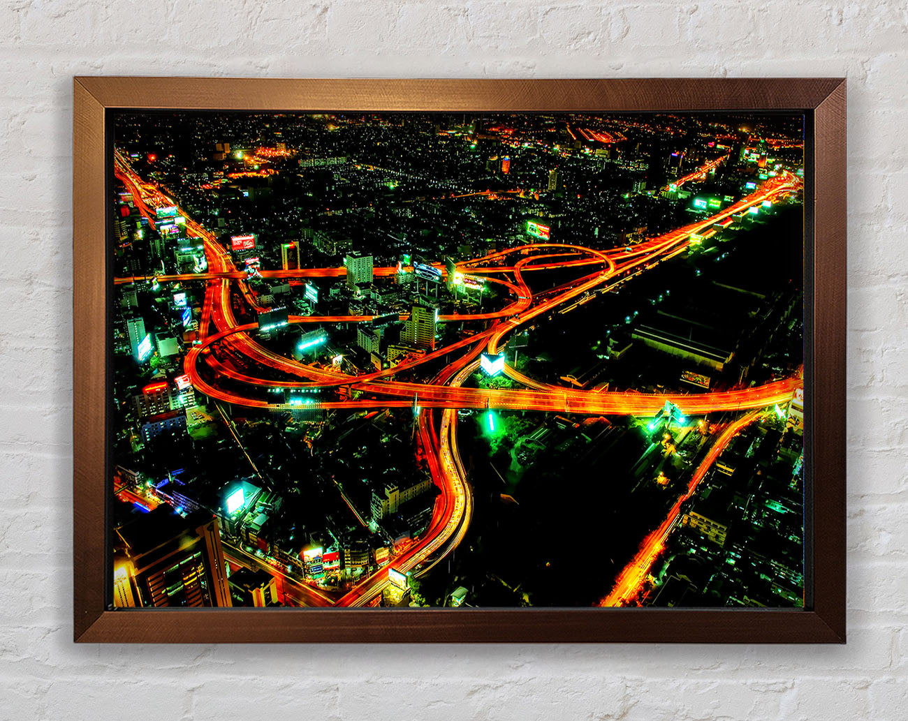 City Nightways Framed Wall Art
