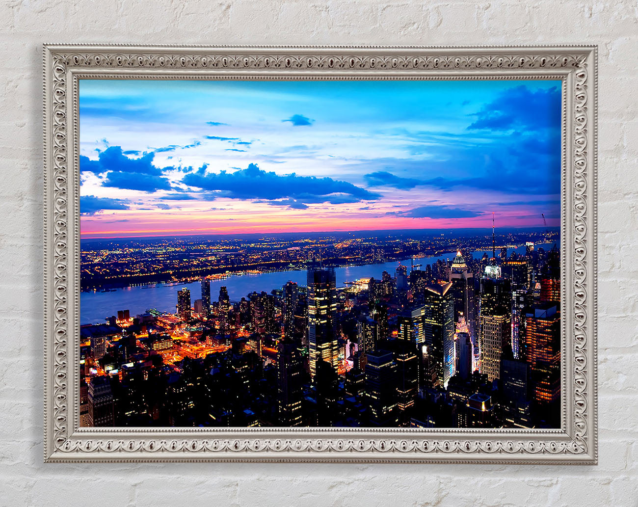 City River Flows Framed Wall Art