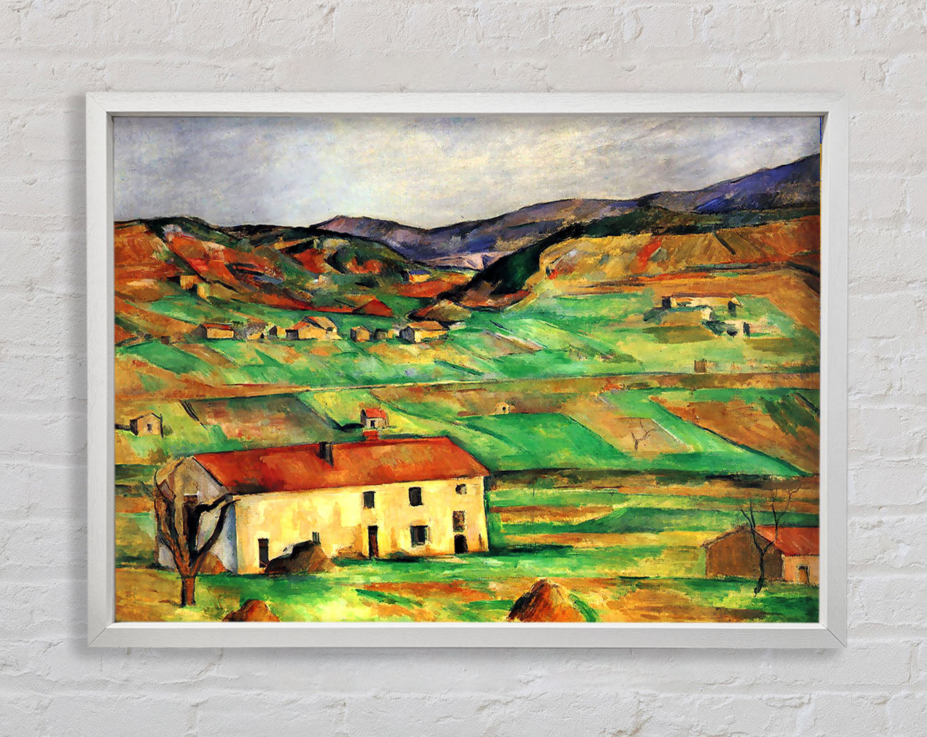 Cezanne Around Gardanne Framed Wall Art
