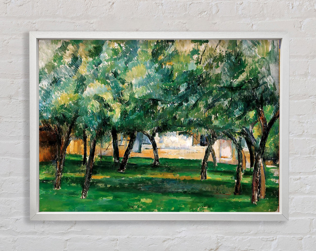 Cezanne Farm In Normandy Framed Wall Art
