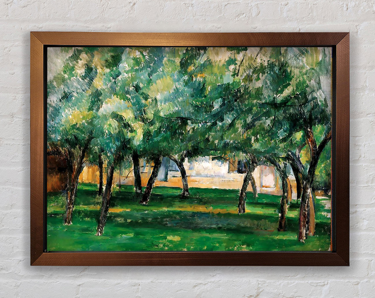 Cezanne Farm In Normandy Framed Wall Art
