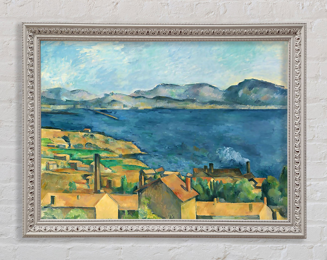 Cezanne The Bay Of Marseilles Framed Wall Art