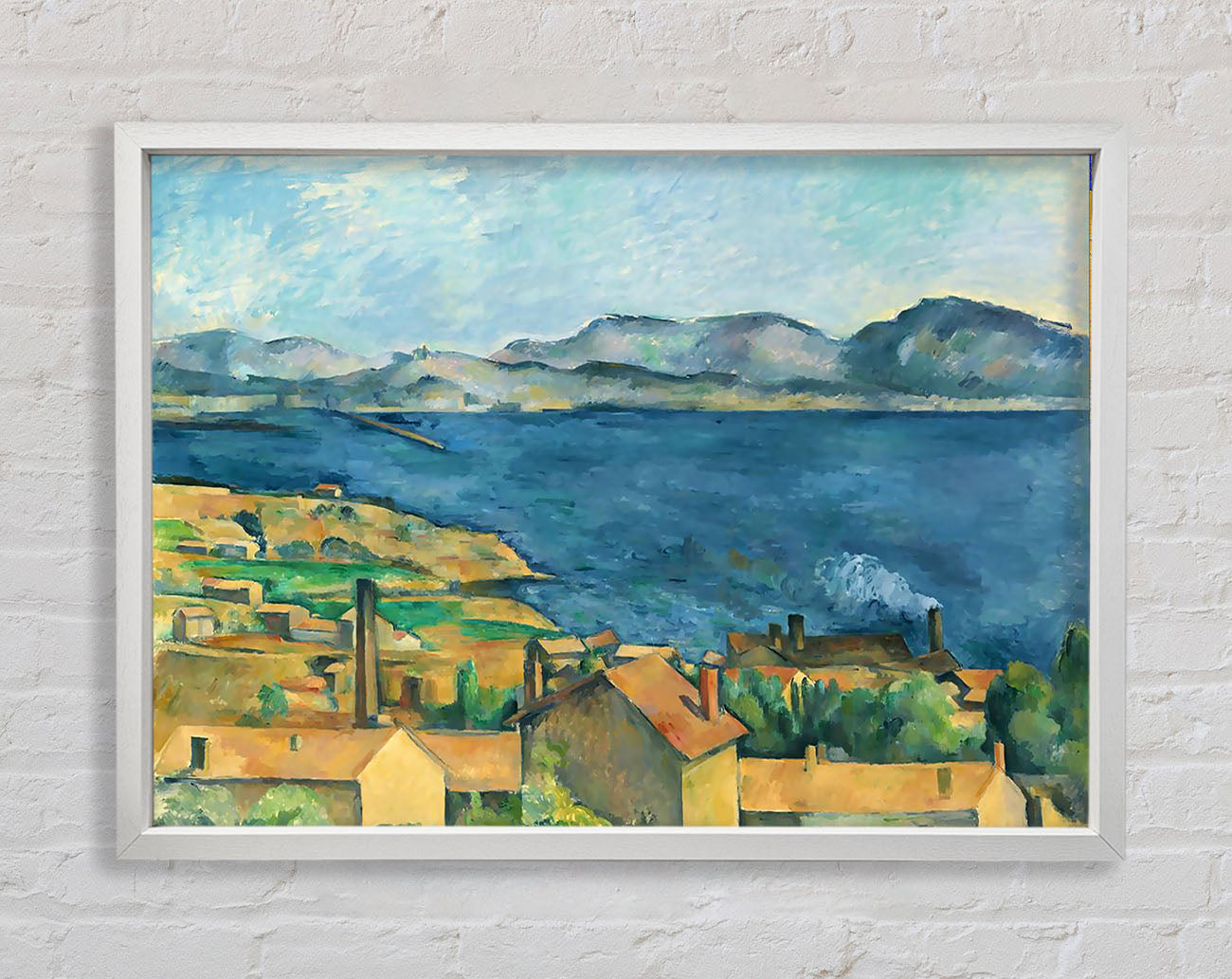 Cezanne The Bay Of Marseilles Framed Wall Art