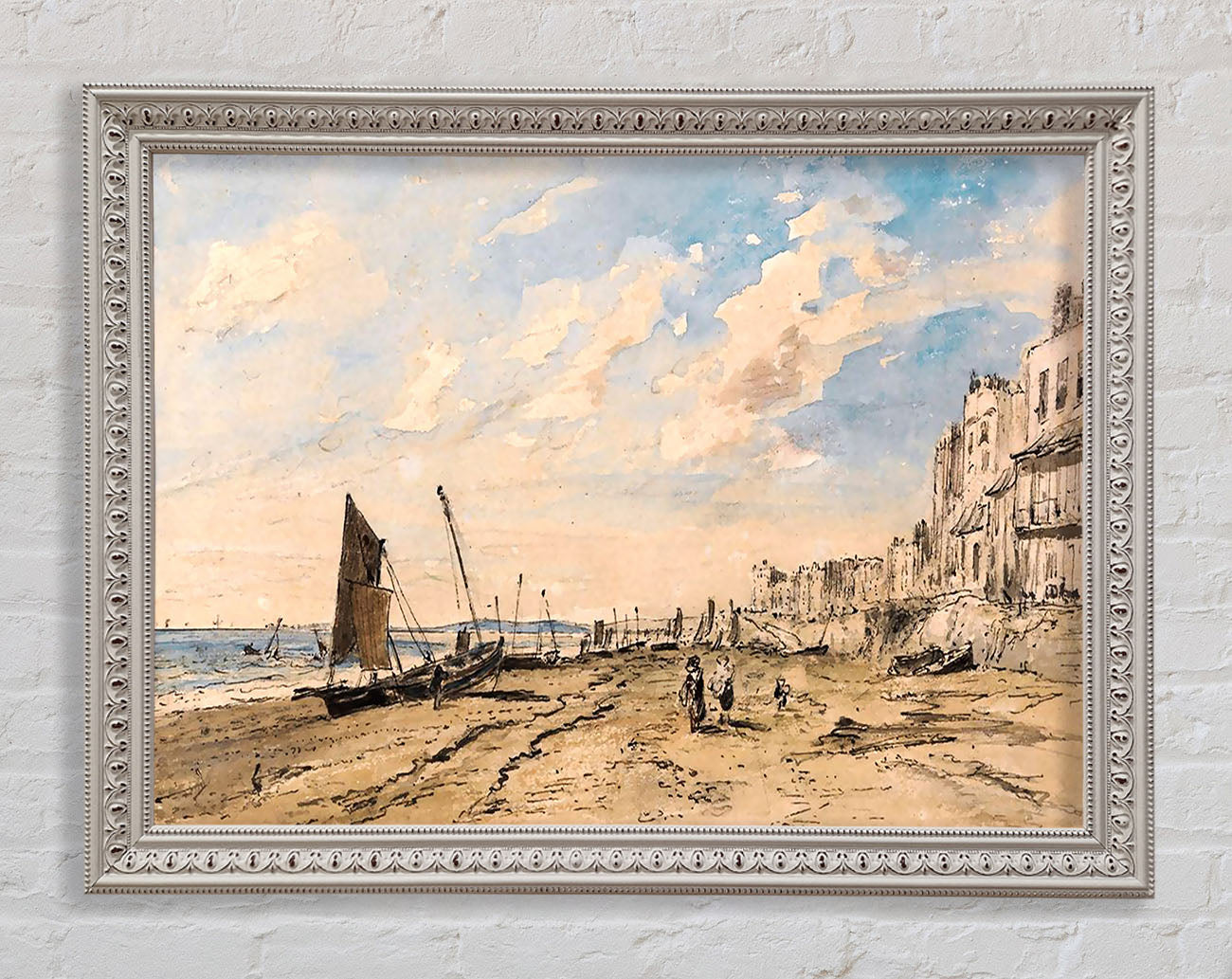 Constable Brighton Beach Framed Wall Art