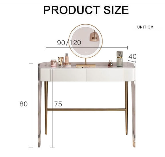 Deborah Dressing Table, Cream