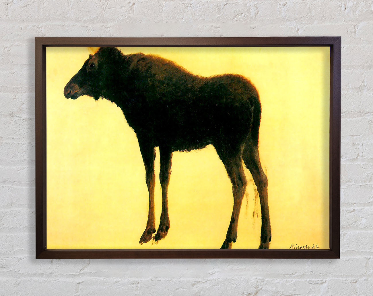 Bierstadt Elk Framed Wall Art
