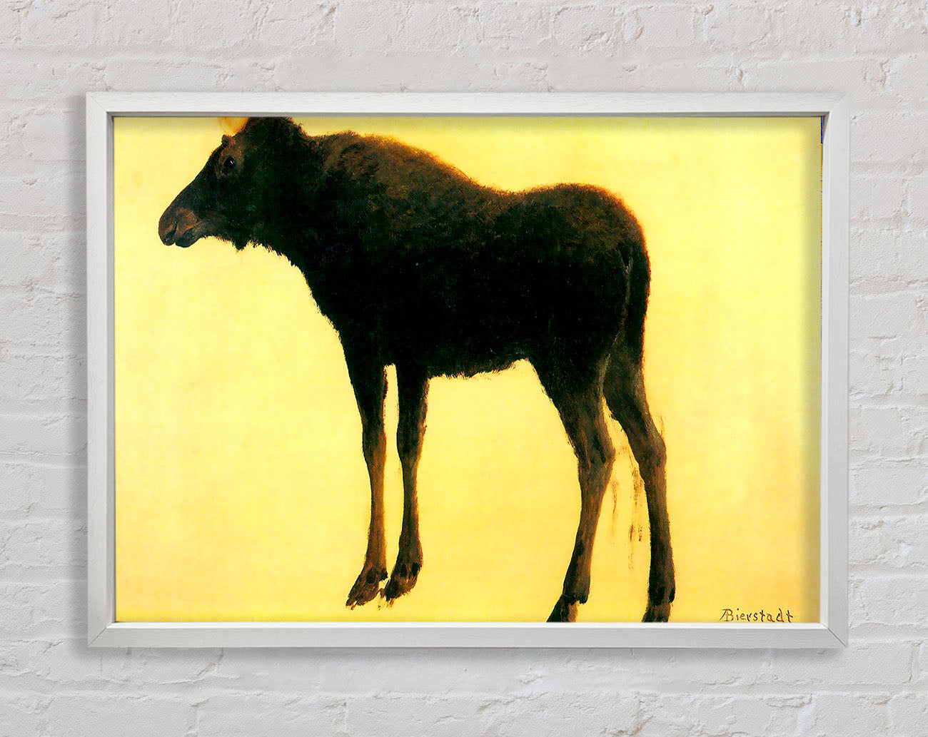 Bierstadt Elk Framed Wall Art