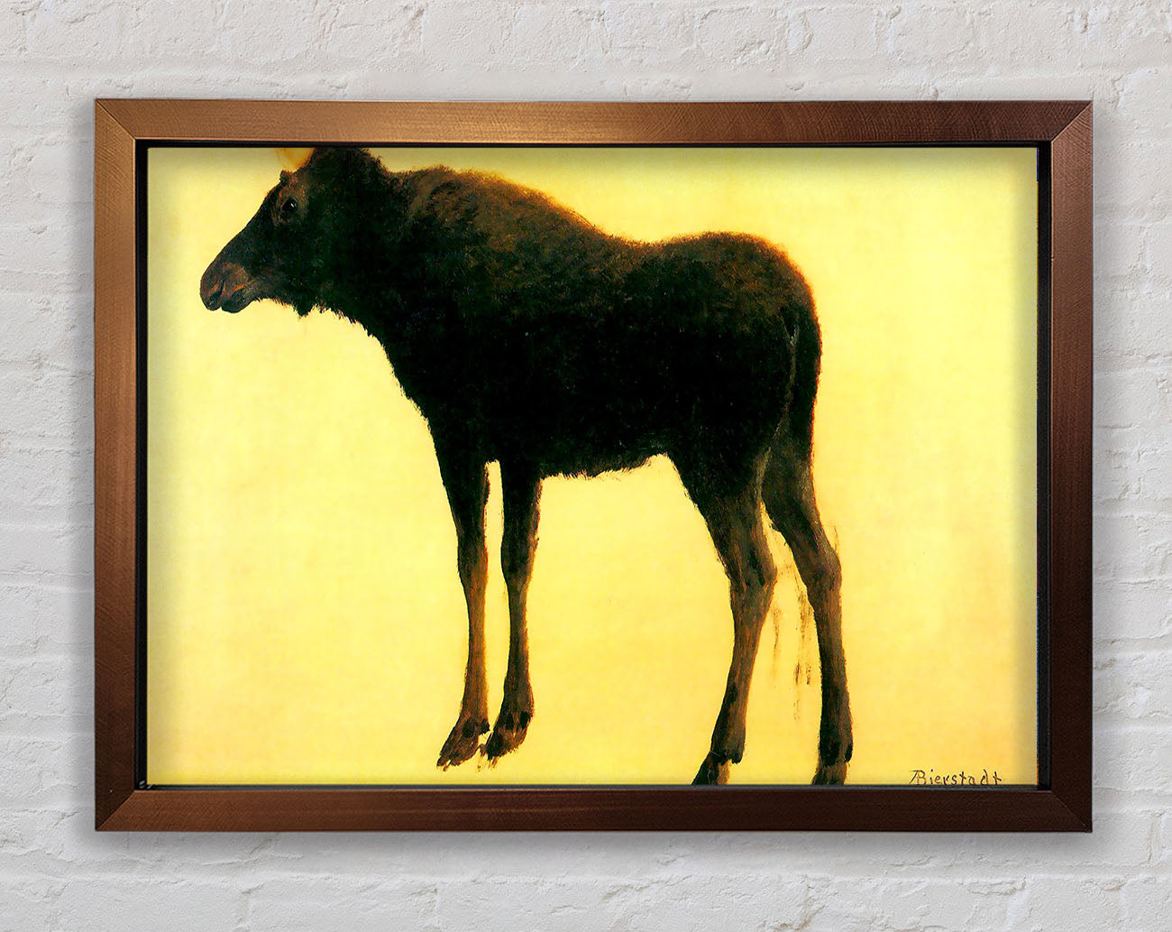 Bierstadt Elk Framed Wall Art