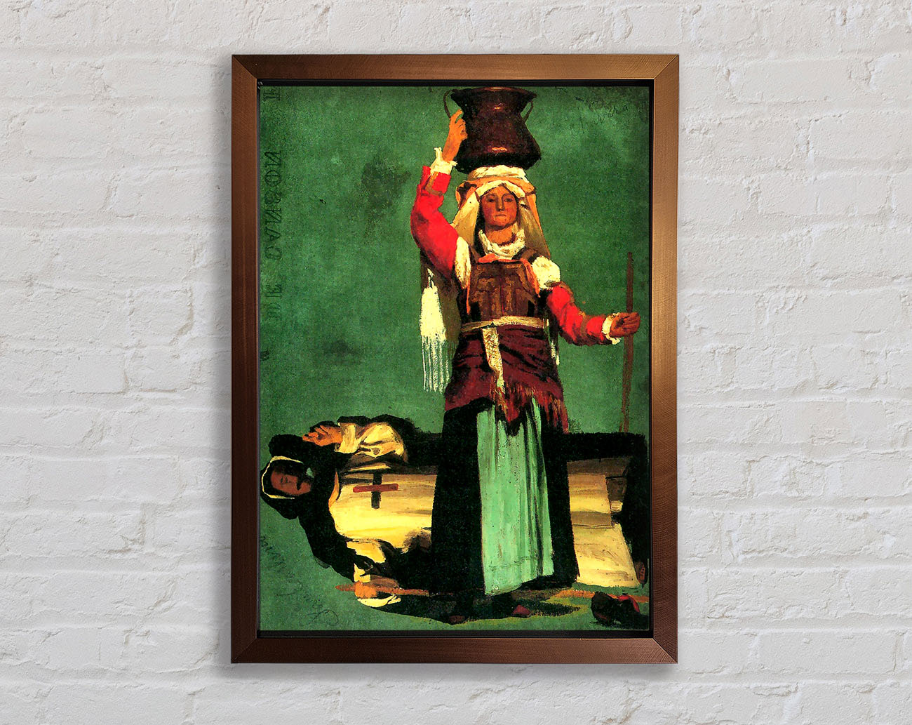 Bierstadt Italian Costume Studies Framed Wall Art