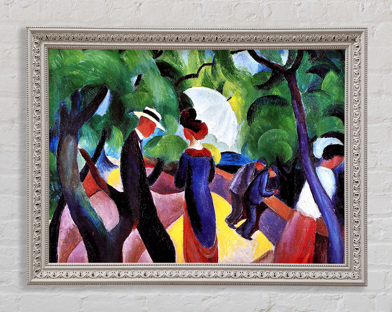 August Macke Promenade Framed Wall Art