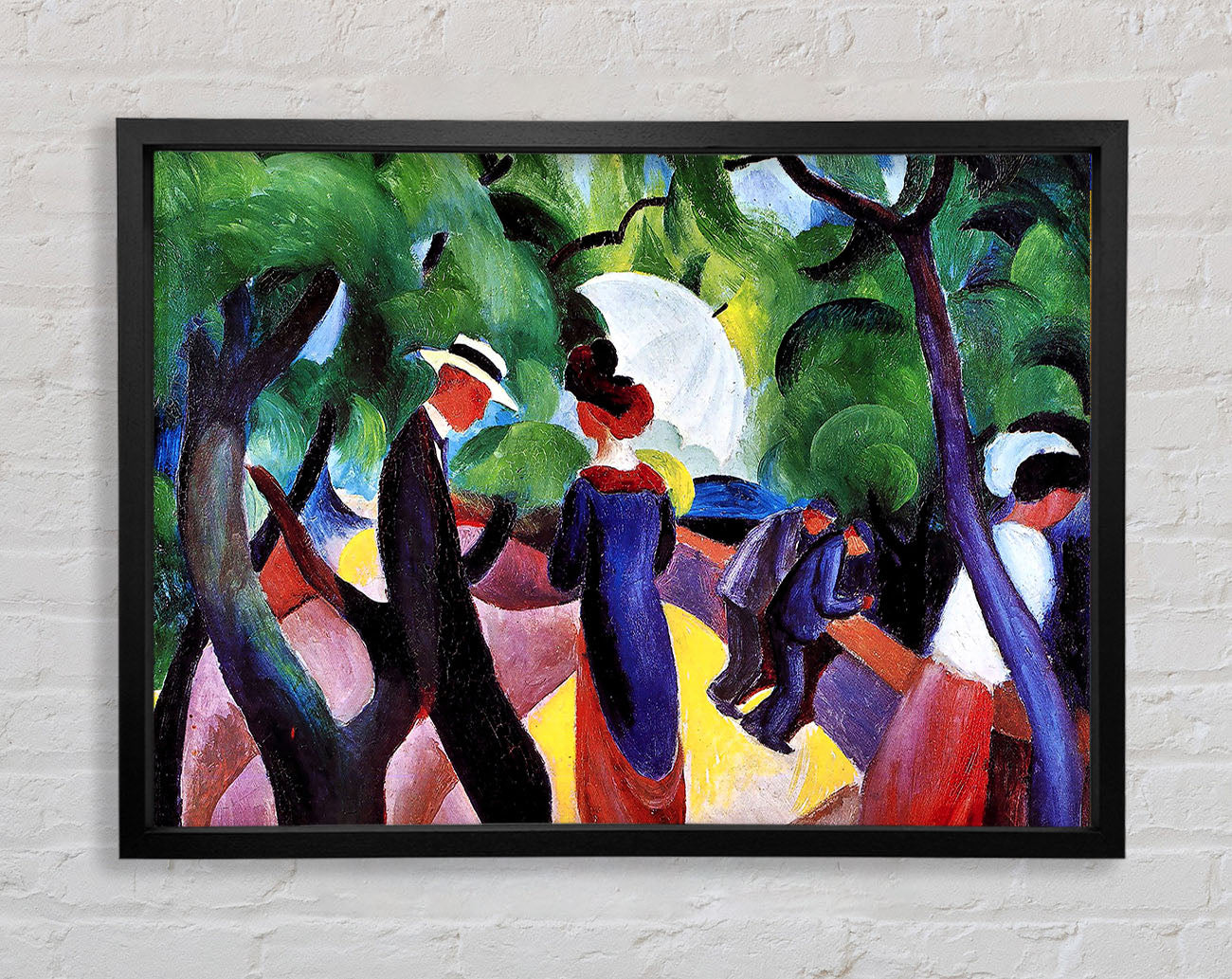 August Macke Promenade Framed Wall Art