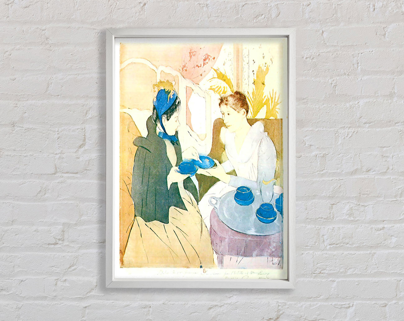 Cassatt Tea In The Afternoon Framed Wall Art