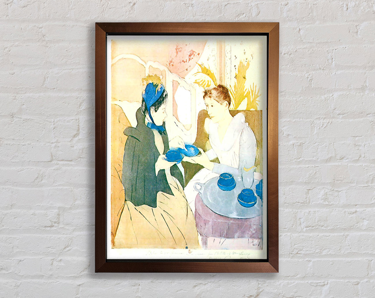 Cassatt Tea In The Afternoon Framed Wall Art