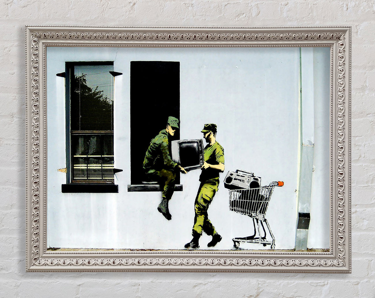Army Heist Framed Wall Art