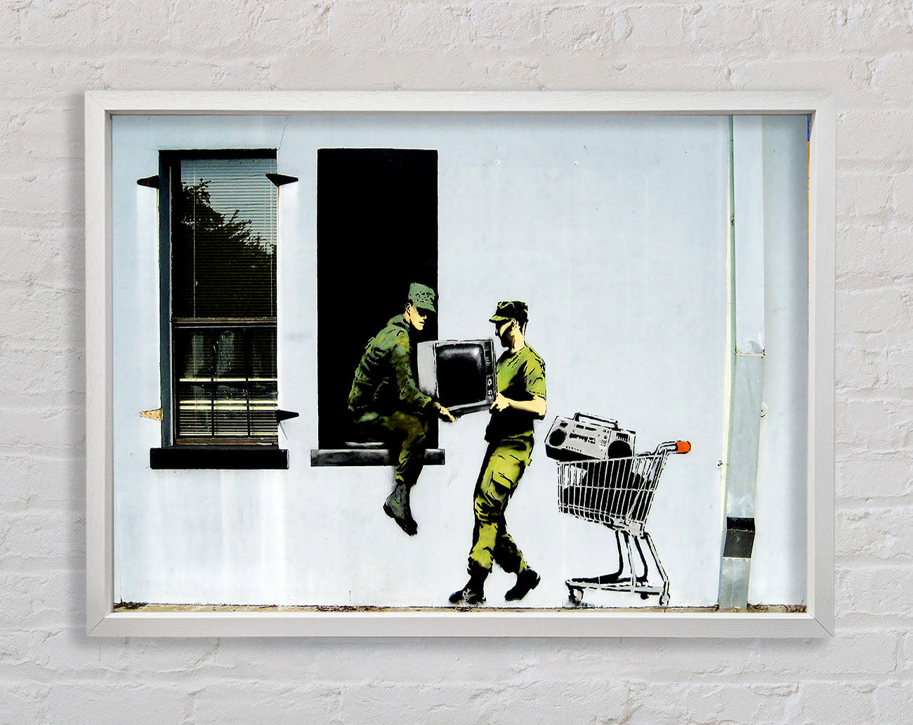 Army Heist Framed Wall Art