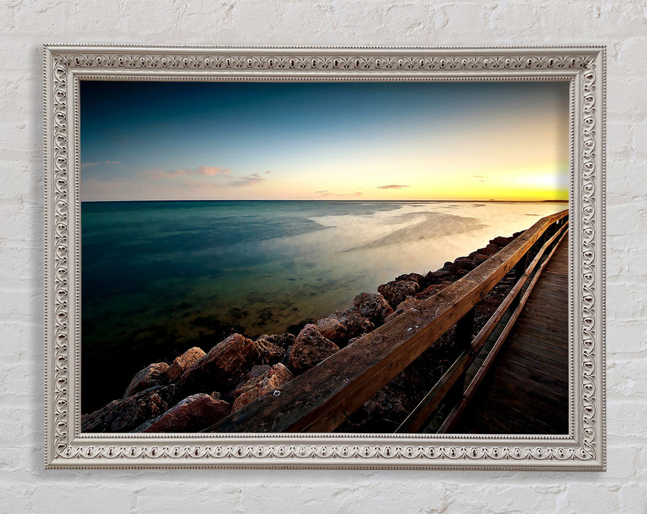 Clam Beach Framed Wall Art