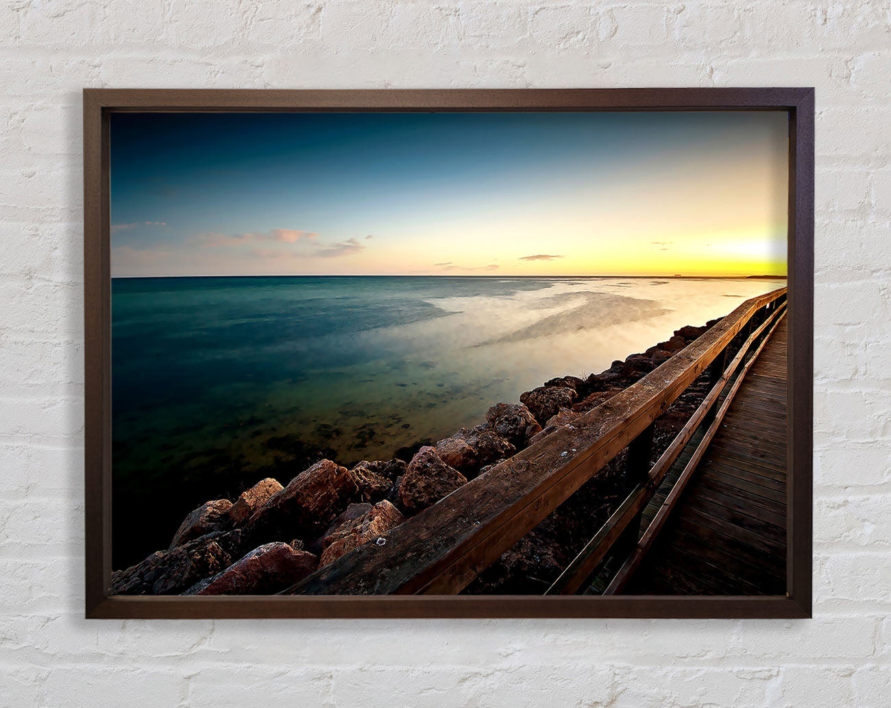 Clam Beach Framed Wall Art
