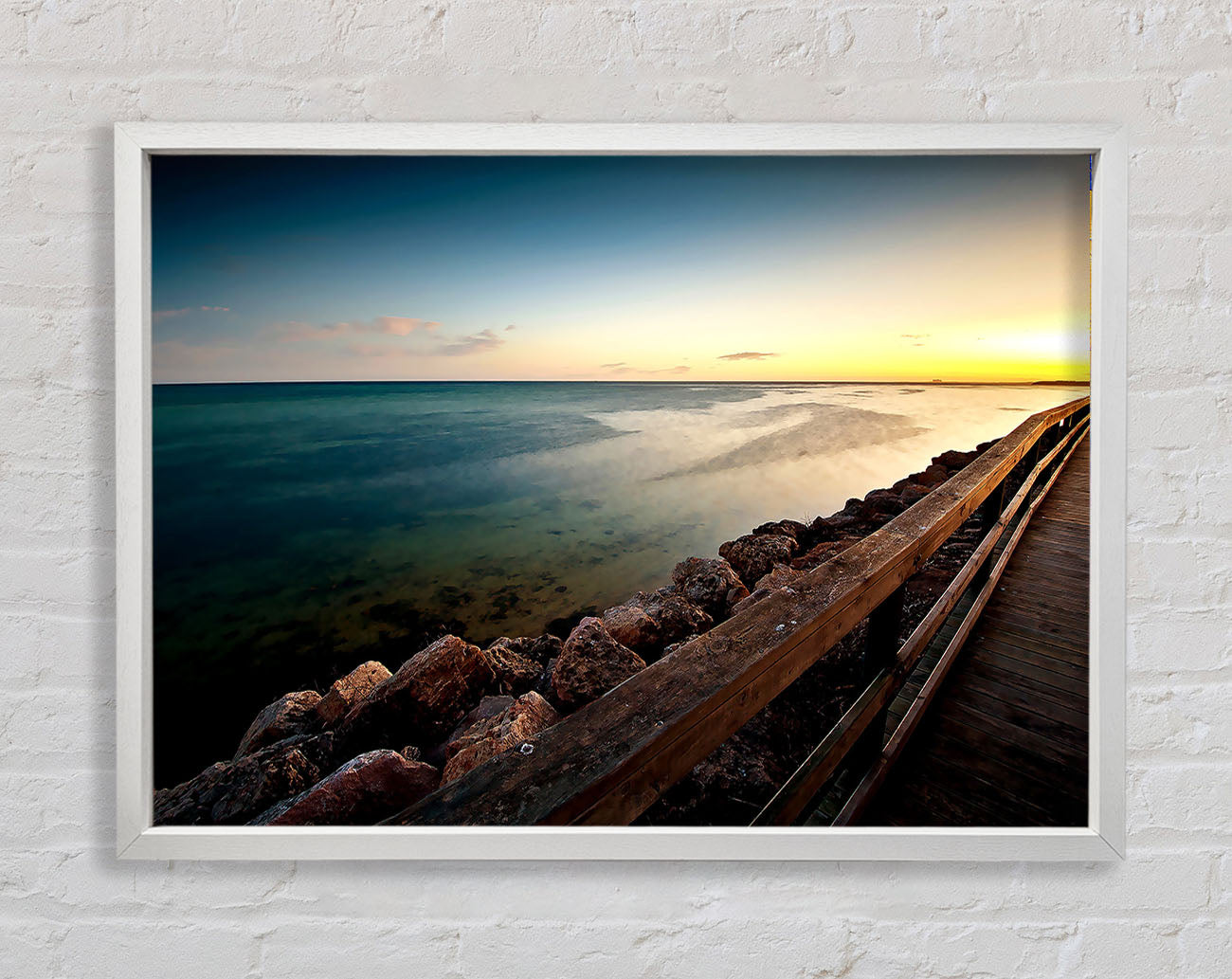 Clam Beach Framed Wall Art