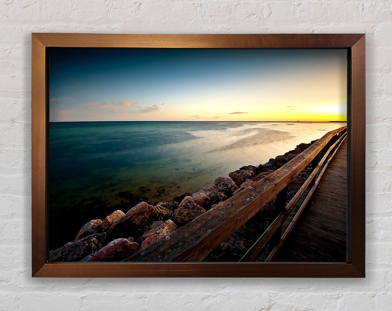 Clam Beach Framed Wall Art