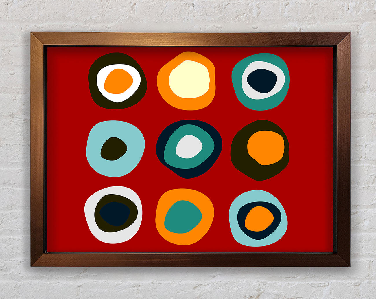 Circumference Of Colour Framed Wall Art