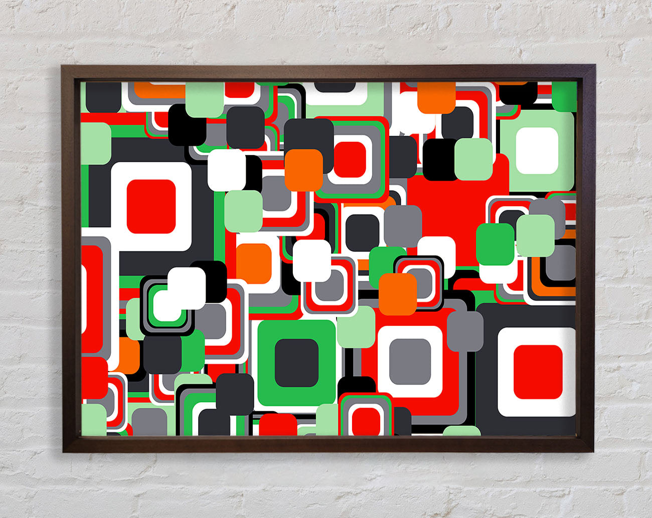 City Blocks Framed Wall Art