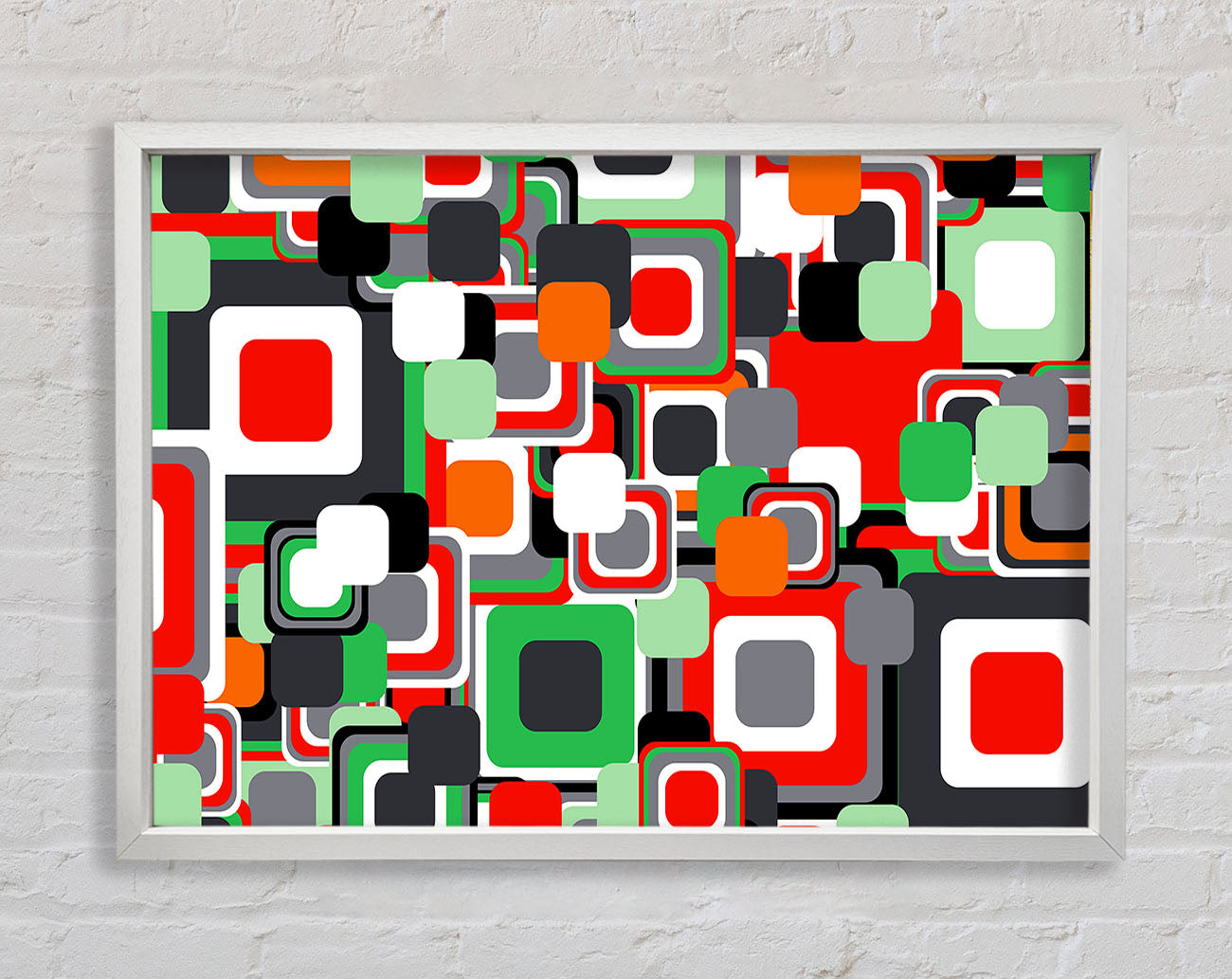 City Blocks Framed Wall Art