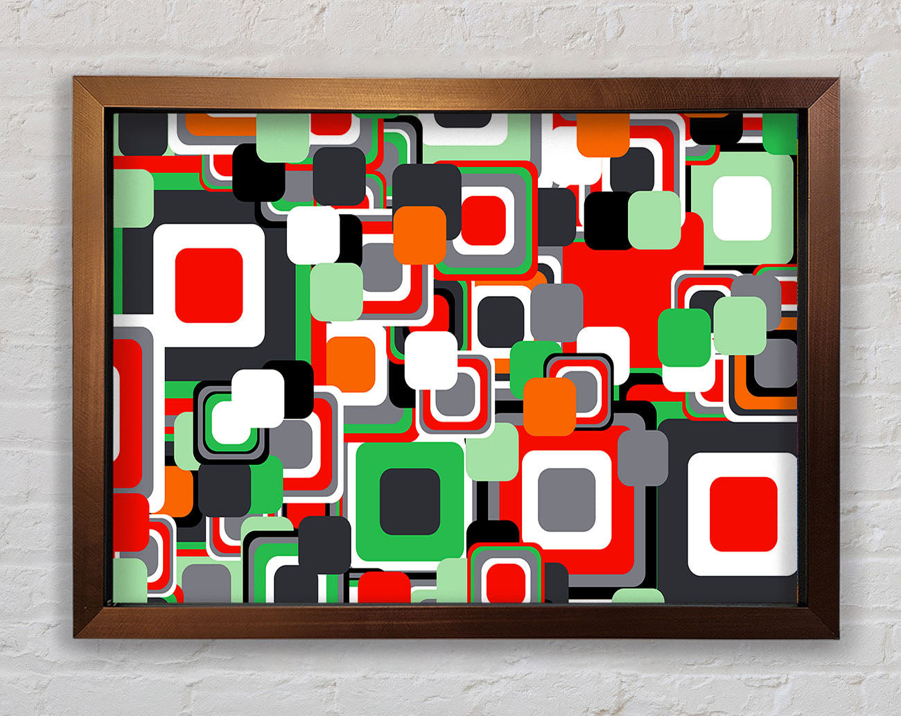 City Blocks Framed Wall Art