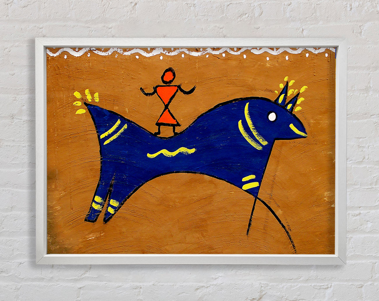 Aborigional Animal Of Peace Framed Wall Art
