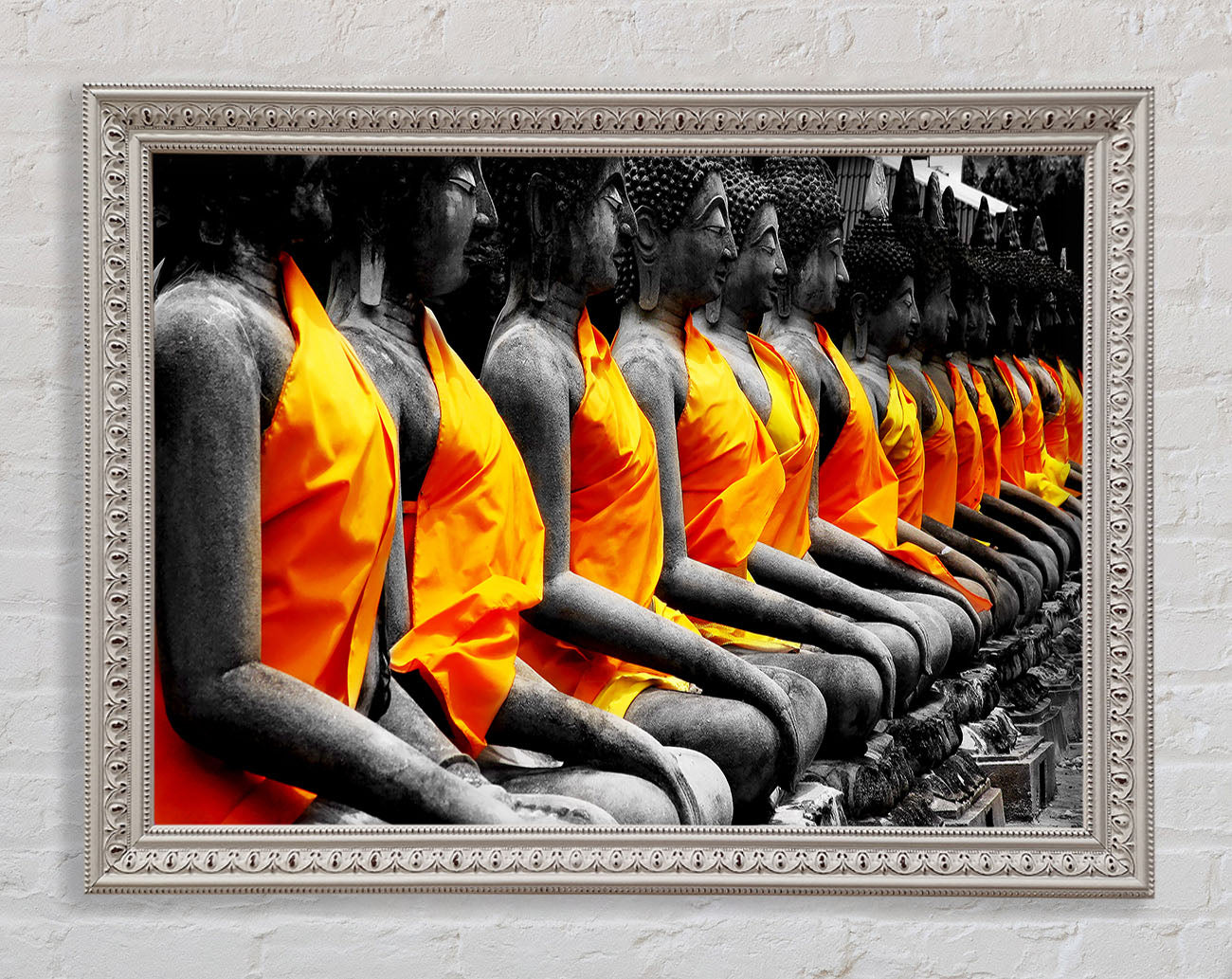Buddha Statue Gods Framed Wall Art