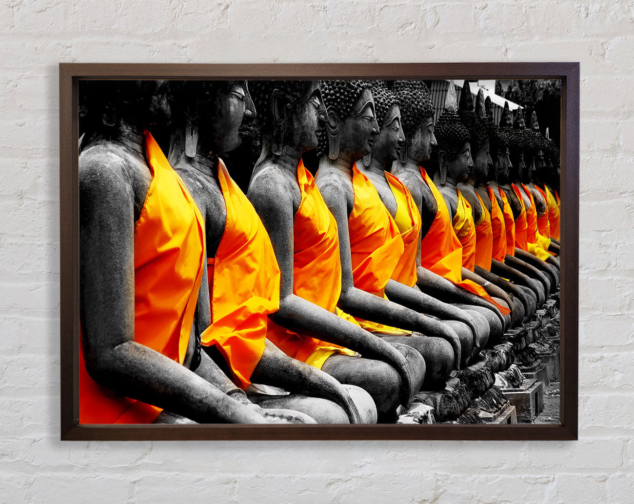 Buddha Statue Gods Framed Wall Art