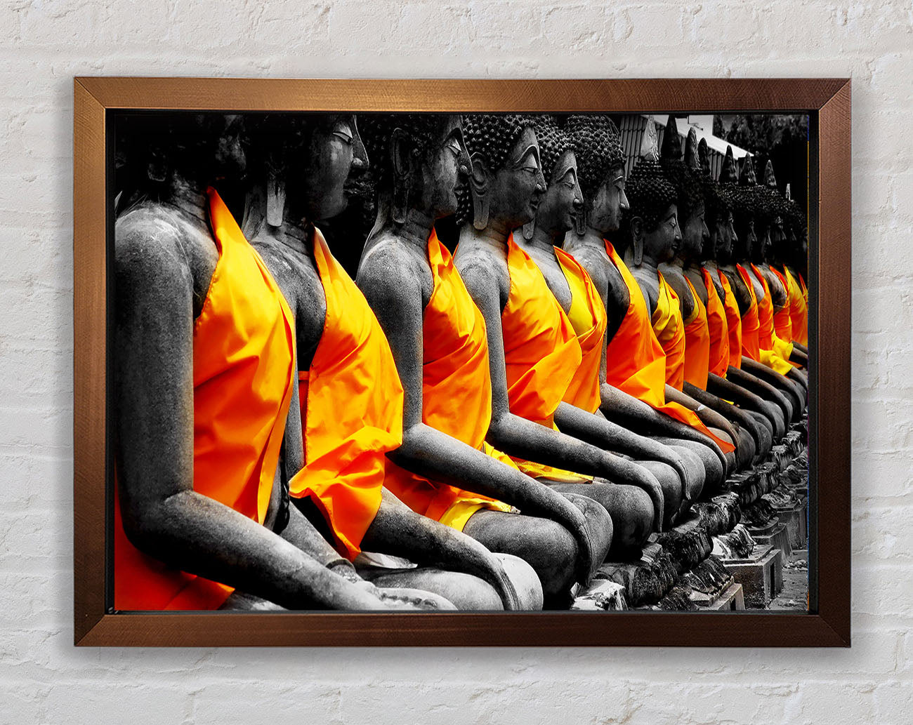 Buddha Statue Gods Framed Wall Art