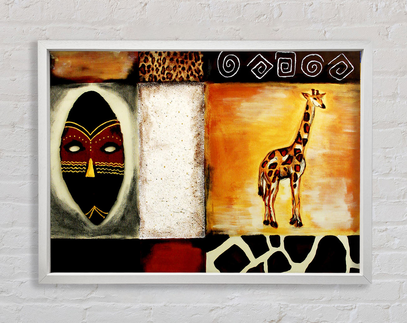 African Tribal Art Framed Wall Art