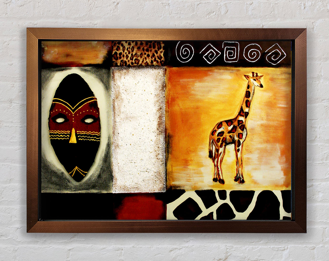 African Tribal Art Framed Wall Art